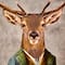 American Art Decor Deer John Ornate Framed Bar Wall Decor - 16.87" x 13.75" x 1"